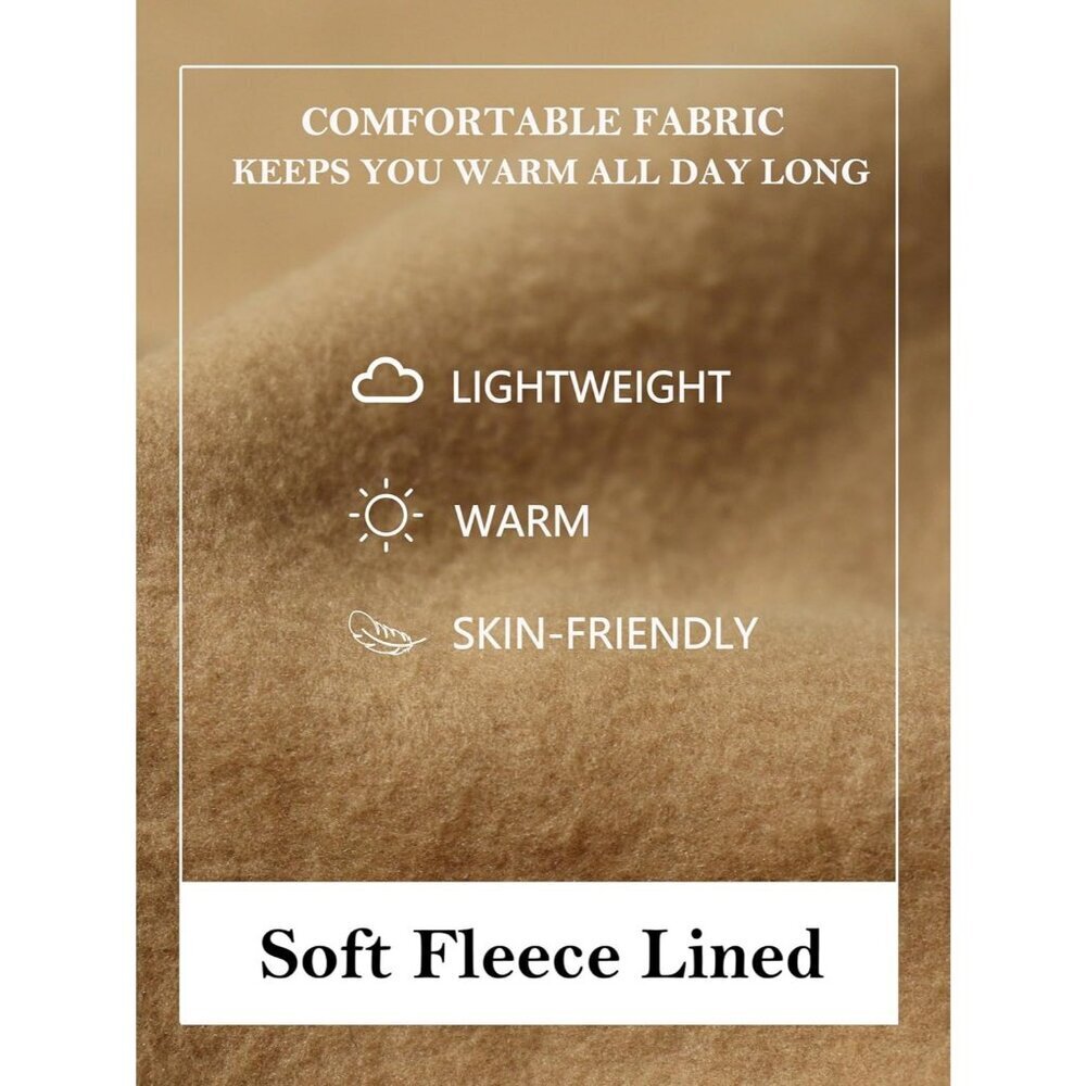 Coofandy Men Camel Pullover Fleece Hooded Sweatshirt with Kanga Pocket - Picture 2 of 6